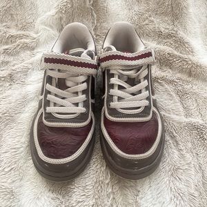 Nike 316555-221 Vandal Low Burgundy Tan Womens Size 6.5